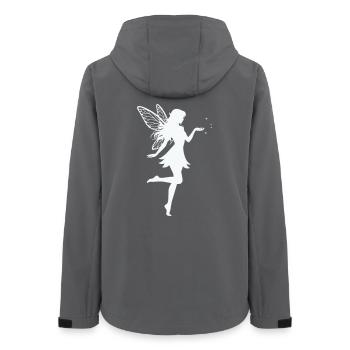 Elfe Fée - Veste softshell femme recyclée Stanley/Stella - charbon - Dos - AI Model Female 172 light (172cm)