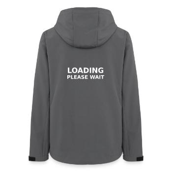 LOADING – PLEASE WAIT - Frauen Recycelte Softshelljacke von Stanley/Stella - Anthrazit - Hinten - AI Model Female 172 light (172cm)