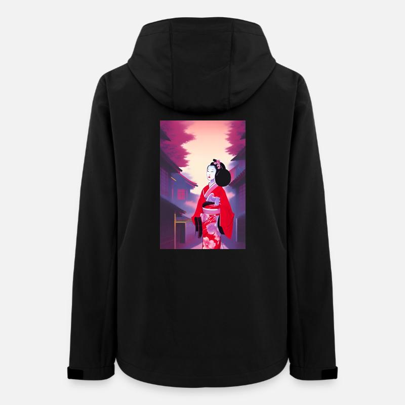 Geisha 5 - Women’s Recycled Softshell Jacket by Stanley/Stella - black