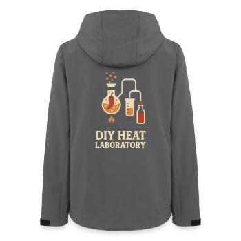 Saucier Pieux Chili Fermenté Épicé - Veste softshell femme recyclée Stanley/Stella - charbon - Dos - AI Model Female 172 light (172cm)