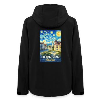 Dornbirn, Autriche - Veste softshell femme recyclée Stanley/Stella - noir - Dos - AI Model Female 172 light (172cm)