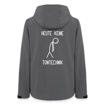 Pas d’ingénieur du son aujourd’hui Ingénieur du son - Veste softshell femme recyclée Stanley/Stella - charbon - Dos - AI Model Female 172 light (172cm)