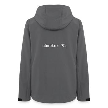 chapter 75 Birthday - Women’s Recycled Softshell Jacket by Stanley/Stella - anthracite - Back - AI Model Female 172 light (172cm)