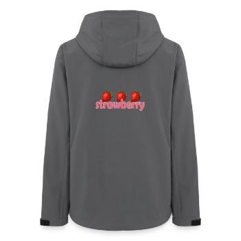 Fraise - Veste softshell femme recyclée Stanley/Stella - charbon - Dos - AI Model Female 172 light (172cm)