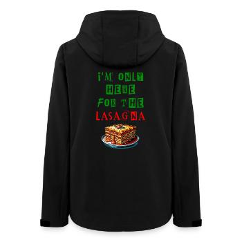 Je suis juste là pour les lasagnes - Veste softshell femme recyclée Stanley/Stella - noir - Dos - AI Model Female 172 light (172cm)