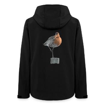 Collection De Frise orientale : Rive-neige - Veste softshell femme recyclée Stanley/Stella - noir - Dos - AI Model Female 172 light (172cm)
