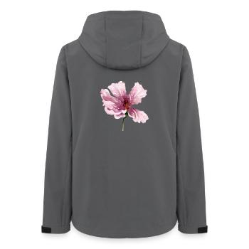 blume - Frauen Recycelte Softshelljacke von Stanley/Stella - Anthrazit - Hinten - AI Model Female 172 light (172cm)