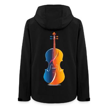 Violon Look BD - Veste softshell femme recyclée Stanley/Stella - noir - Dos - AI Model Female 172 light (172cm)