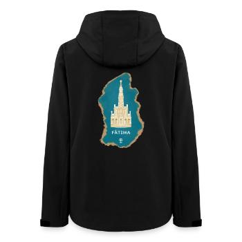 Fátima, Portugal, Église catholique internationale Sanctuaire - Veste softshell femme recyclée Stanley/Stella - noir - Dos - AI Model Female 172 light (172cm)