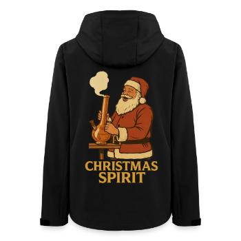 christmas spirit - Women’s Recycled Softshell Jacket by Stanley/Stella - black - Back - AI Model Female 172 light (172cm)
