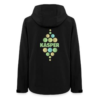 Kasper comme prénom - Veste softshell femme recyclée Stanley/Stella - noir - Dos - AI Model Female 172 light (172cm)