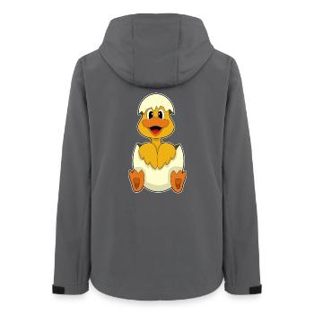 Oeuf de canard - Veste softshell femme recyclée Stanley/Stella - charbon - Dos - AI Model Female 172 light (172cm)