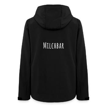 Milchbar - Frauen Recycelte Softshelljacke von Stanley/Stella - Schwarz - Hinten - AI Model Female 172 light (172cm)