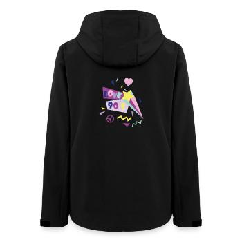 90s - Women’s Recycled Softshell Jacket by Stanley/Stella - black - Back - AI Model Female 172 light (172cm)