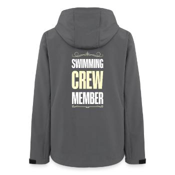 Équipe de natation - Veste softshell femme recyclée Stanley/Stella - charbon - Dos - AI Model Female 172 light (172cm)