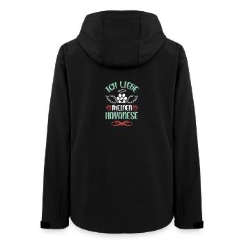 Amour havanais avec des ailes - Veste softshell femme recyclée Stanley/Stella - noir - Dos - AI Model Female 172 light (172cm)