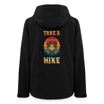 Take a hike - Frauen Recycelte Softshelljacke von Stanley/Stella - Schwarz - Hinten - AI Model Female 172 light (172cm)