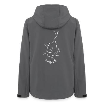 Dance dance dance - Women’s Recycled Softshell Jacket by Stanley/Stella - anthracite - Back - AI Model Female 172 light (172cm)