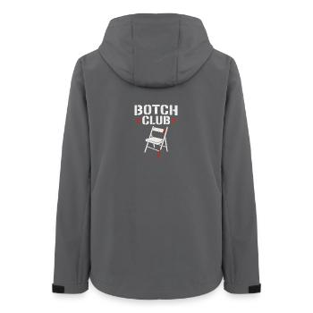 Botch Club Wrestling Shirt - Design de fan amusant - Veste softshell femme recyclée Stanley/Stella - charbon - Dos - AI Model Female 172 light (172cm)