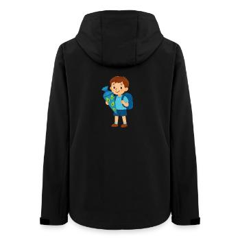Avocado School Hero - Women’s Recycled Softshell Jacket by Stanley/Stella - black - Back - AI Model Female 172 light (172cm)