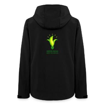 Idées vertes Lumière - Veste softshell femme recyclée Stanley/Stella - noir - Dos - AI Model Female 172 light (172cm)