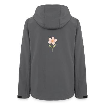 file_00000000240461f7995ea5f099190306 - Women’s Recycled Softshell Jacket by Stanley/Stella - anthracite - Back - AI Model Female 172 light (172cm)