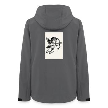 Ange - Veste softshell femme recyclée Stanley/Stella - charbon - Dos - AI Model Female 172 light (172cm)