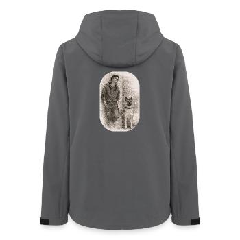 Matt & Holly - Frauen Recycelte Softshelljacke von Stanley/Stella - Anthrazit - Hinten - AI Model Female 172 light (172cm)