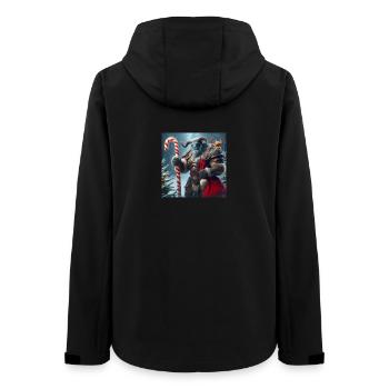 Tauren Christmas 1 - Women’s Recycled Softshell Jacket by Stanley/Stella - black - Back - AI Model Female 172 light (172cm)