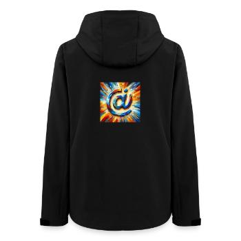 Symbol 8 - Frauen Recycelte Softshelljacke von Stanley/Stella - Schwarz - Hinten - AI Model Female 172 light (172cm)