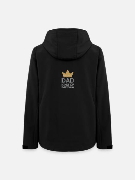 Dad King of Everything - Frauen Recycelte Softshelljacke von Stanley/Stella - Schwarz