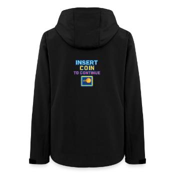 Conception de jeux d’arcade Retro Pixel - Veste softshell femme recyclée Stanley/Stella - noir - Dos - AI Model Female 172 light (172cm)