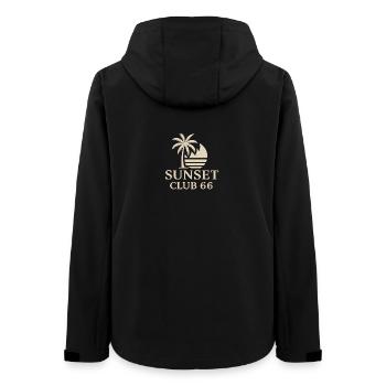 Sunset Club 66 - Édition Exclusive - Veste softshell femme recyclée Stanley/Stella - noir - Dos - AI Model Female 172 light (172cm)