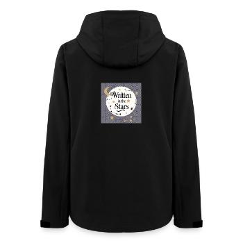 Schreiben in den Sternen - Frauen Recycelte Softshelljacke von Stanley/Stella - Schwarz - Hinten - AI Model Female 172 light (172cm)