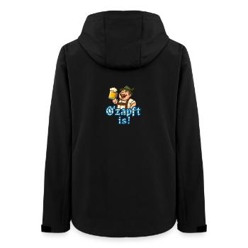 O’zapft c’est Volksfest, Lustiges Bayern & Bier Shirt - Veste softshell femme recyclée Stanley/Stella - noir - Dos - AI Model Female 172 light (172cm)