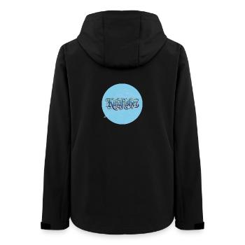 martin-pêcheur - Veste softshell femme recyclée Stanley/Stella - noir - Dos - AI Model Female 172 light (172cm)