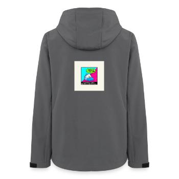 Energieträume-Modus - Frauen Recycelte Softshelljacke von Stanley/Stella - Anthrazit - Hinten - AI Model Female 172 light (172cm)