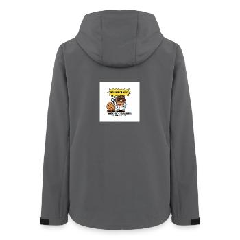 Kulinarische Gourmet-Forschung - Frauen Recycelte Softshelljacke von Stanley/Stella - Anthrazit - Hinten - AI Model Female 172 light (172cm)