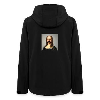 Mona lisa avec une moustache! - Veste softshell femme recyclée Stanley/Stella - noir - Dos - AI Model Female 172 light (172cm)