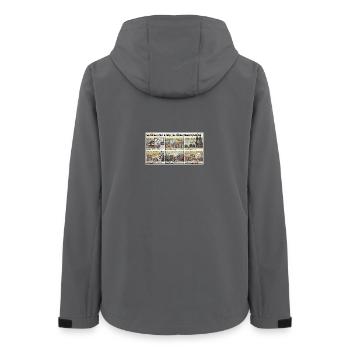 Kölner Guide: 6 Dinge Die Kölner nicht mögen - Frauen Recycelte Softshelljacke von Stanley/Stella - Anthrazit - Hinten - AI Model Female 172 light (172cm)