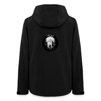 Hiker - Women’s Recycled Softshell Jacket by Stanley/Stella - black - Back - AI Model Female 172 light (172cm)