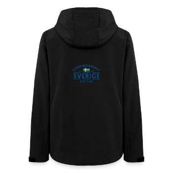 Emblem der schwedischen Marine - Frauen Recycelte Softshelljacke von Stanley/Stella - Schwarz - Hinten - AI Model Female 172 light (172cm)