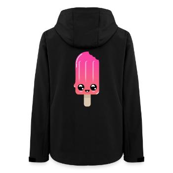 Shot de crème glacée avec des yeux brillants - Veste softshell femme recyclée Stanley/Stella - noir - Dos - AI Model Female 172 light (172cm)