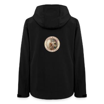 Fursona Timing Matters - Frauen Recycelte Softshelljacke von Stanley/Stella - Schwarz - Hinten - AI Model Female 172 light (172cm)