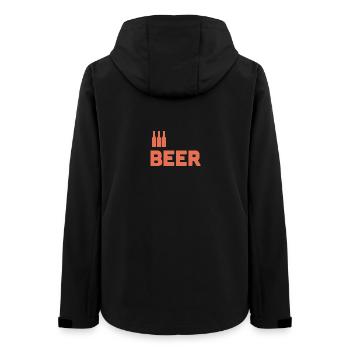 Bierliebhaber - Frauen Recycelte Softshelljacke von Stanley/Stella - Schwarz - Hinten - AI Model Female 172 light (172cm)