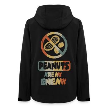 Les cacahuètes sont mes ennemies - Veste softshell femme recyclée Stanley/Stella - noir - Dos - AI Model Female 172 light (172cm)