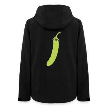 haricot vert - Veste softshell femme recyclée Stanley/Stella - noir - Dos - AI Model Female 172 light (172cm)