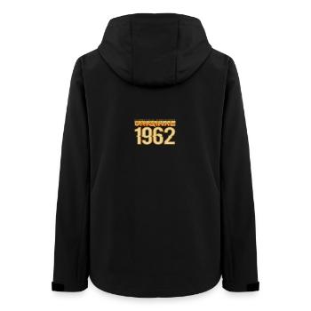 Original 1962 Retro Typography - Women’s Recycled Softshell Jacket by Stanley/Stella - black - Back - AI Model Female 172 light (172cm)