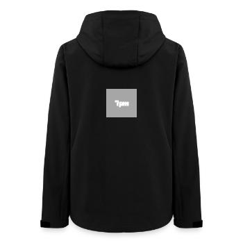 7pm - Frauen Recycelte Softshelljacke von Stanley/Stella - Schwarz - Hinten - AI Model Female 172 light (172cm)