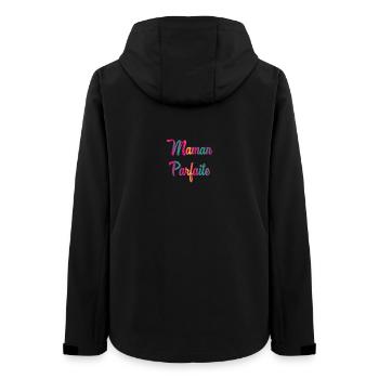 PERFECT MOM - Women’s Recycled Softshell Jacket by Stanley/Stella - black - Back - AI Model Female 172 light (172cm)